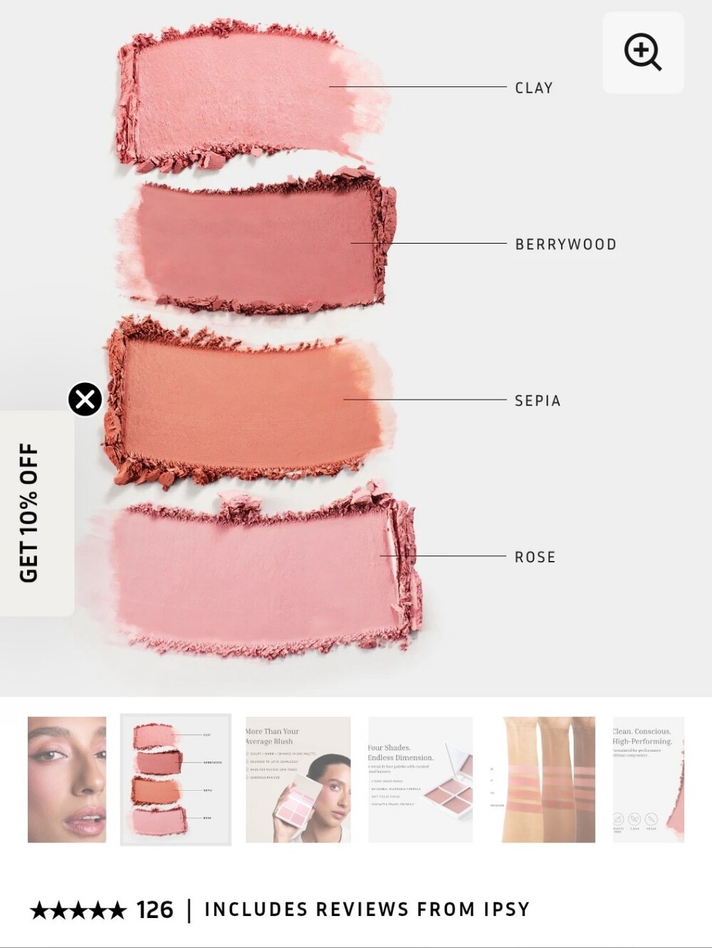 Lithe Sunset Blush Box NIB - Picture 3 of 4